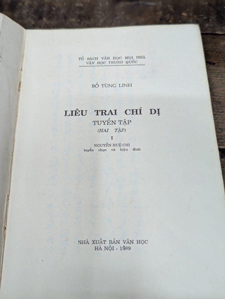  Liêu Trai Chí Dị Tuyển Tập - Bồ Tùng Linh 