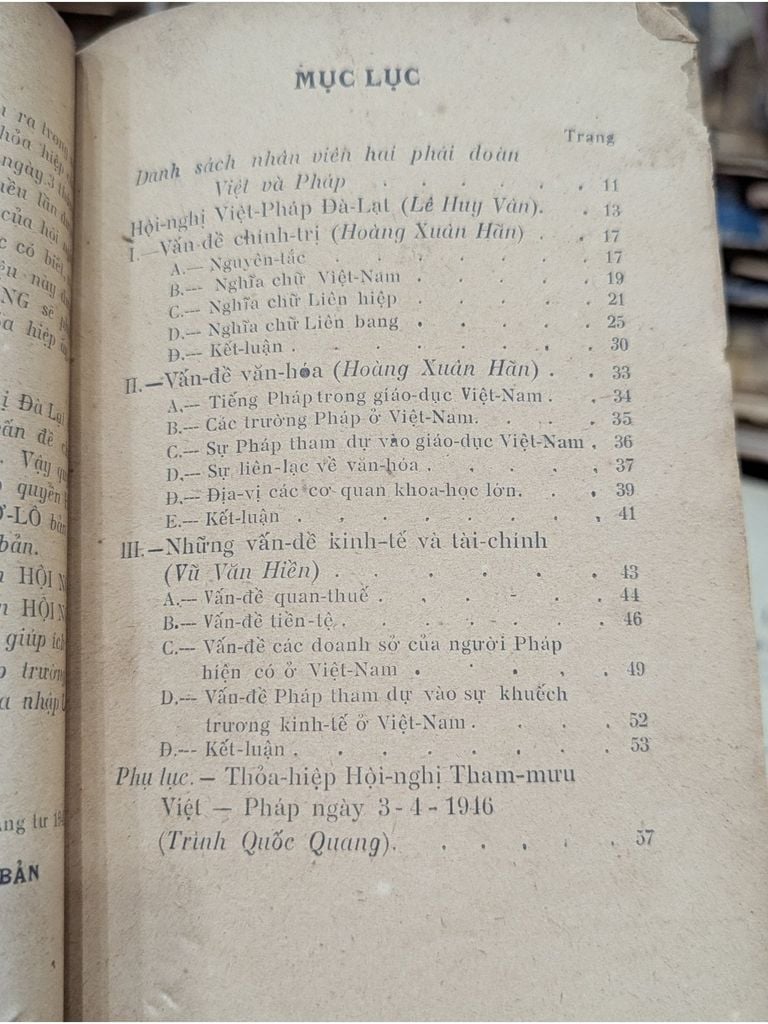  Hội Nghị Việt Pháp Đà Lạt 1946 