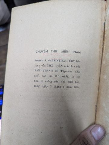  Chuyến Thư Miền Nam - Antoine De Saint Exupery (Bản Dịch Của Nhã Điền) 