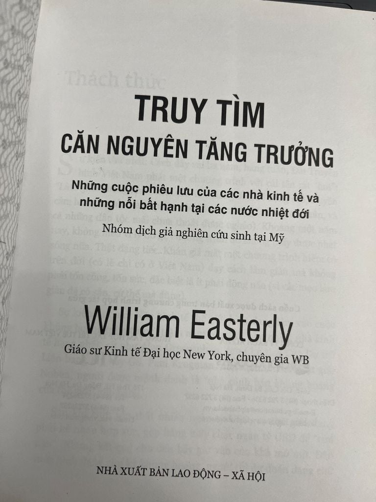  Truy Tìm Căn Nguyên Tăng Trưởng - William Easterly 
