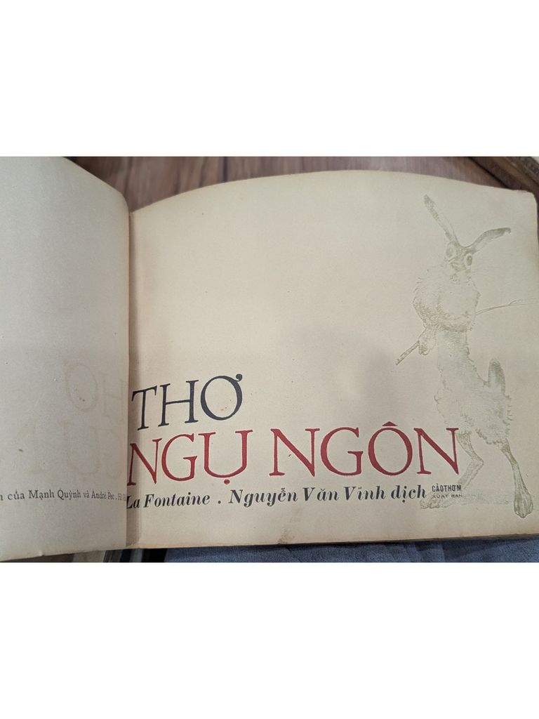  Thơ Ngụ Ngôn - La Fontaine ( Nguyễn Văn Vĩnh Dịch ) 