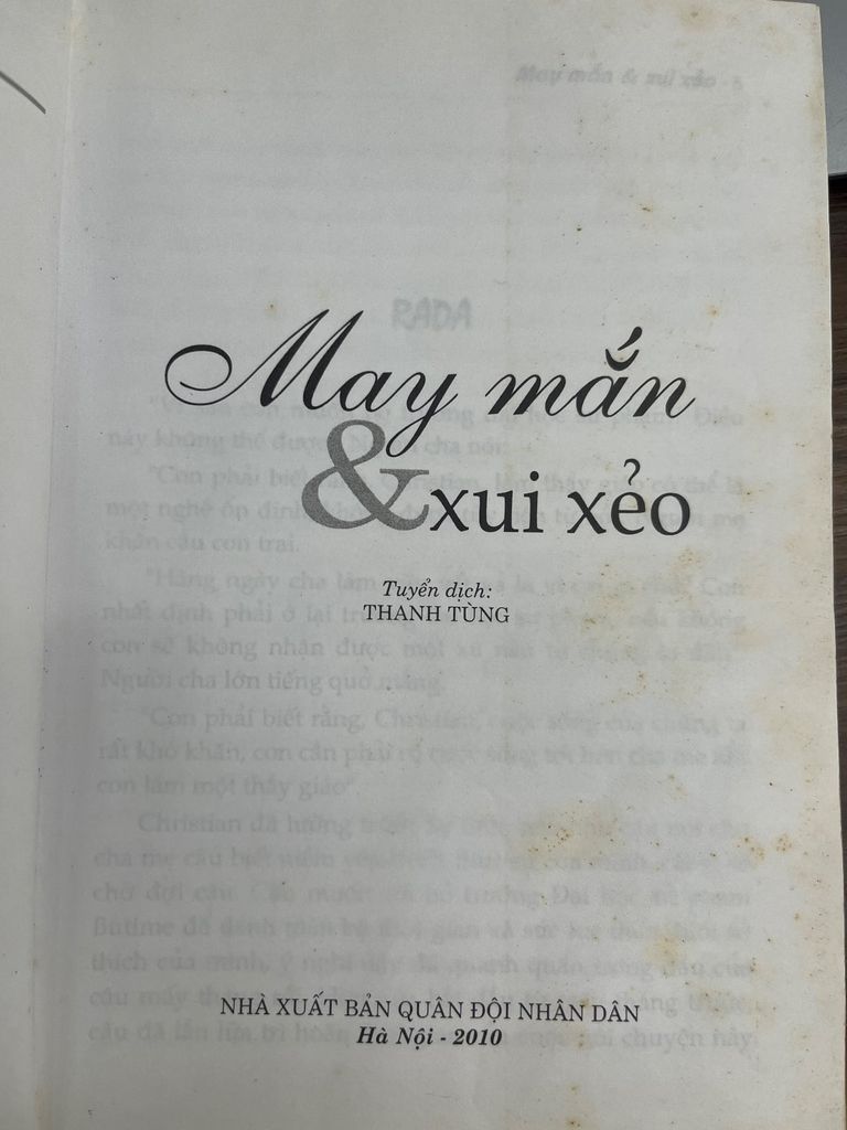  May Mắn & Xui Xẻo - Bá Thịnh, Thanh Tùng 