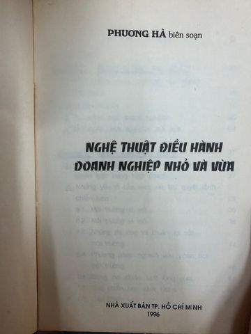  Nghệ Thuật Điều Hành Doanh Nghiệp Nhỏ Và Vừa - Phương Hà 
