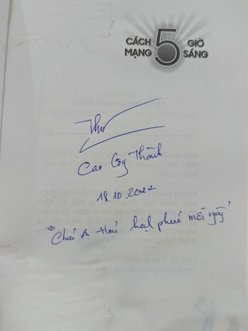  Cách mạng 5 giờ sáng - Cao Công Thành 