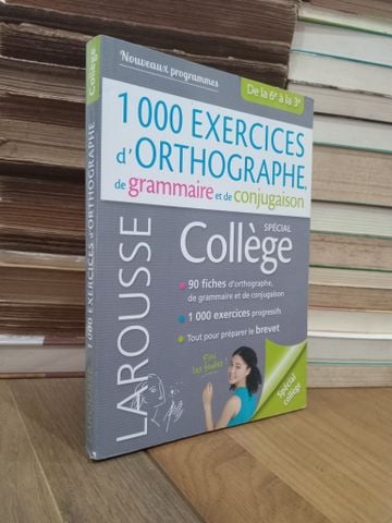  1000 exercices d'orthographe, de grammaire et de conjugaison - Larousse 