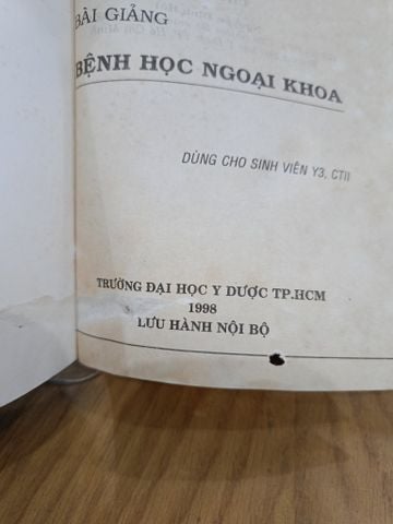 Bài Giảng Bệnh Học Ngoại Khoa - Nguyễn Đình Hối (Chủ Biên)