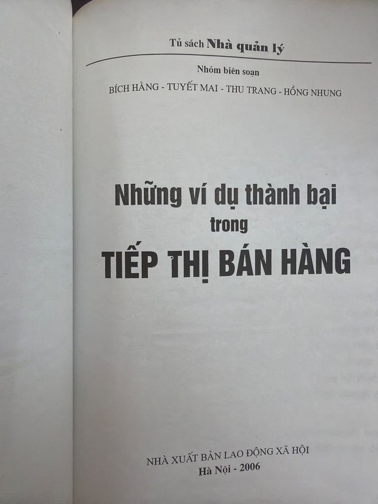  Những Ví Dụ Thành Bại Trong Tiếp Thị Bán Hàng 