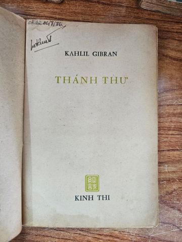 Thánh Thư - Kahlil Gibran