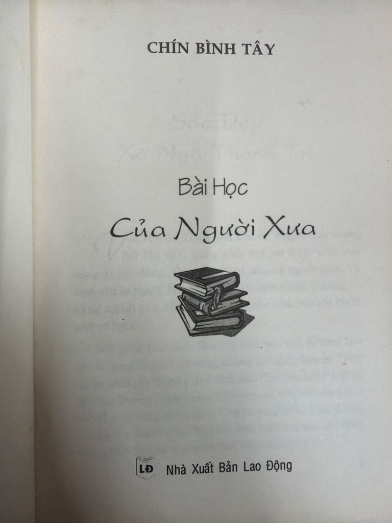  Bài Học Của Người Xưa - Chín Bình Tây 