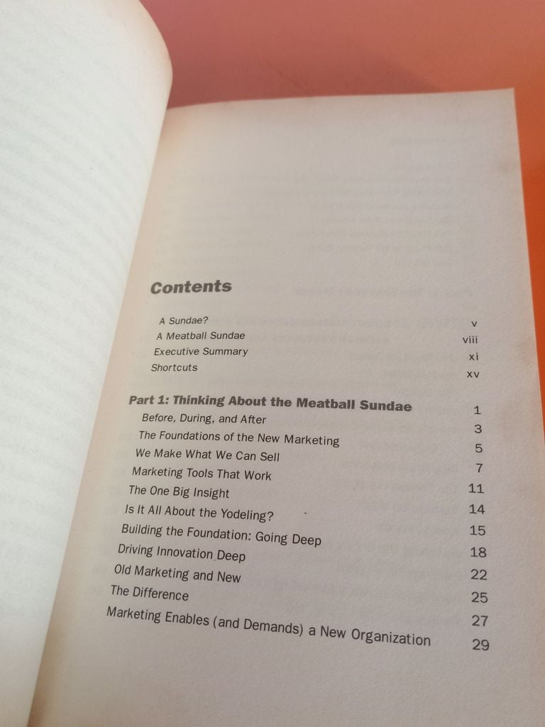  Meatball Sundae - Seth Godin 