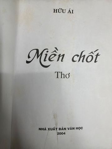  Miền Chốt Thơ - Hữu Ái 