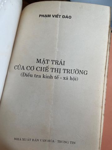  Mặt Trái Của Cơ Chế Thị Trường (Điều Tra Kinh Tế Xã Hội) – Phạm Viết Đào 