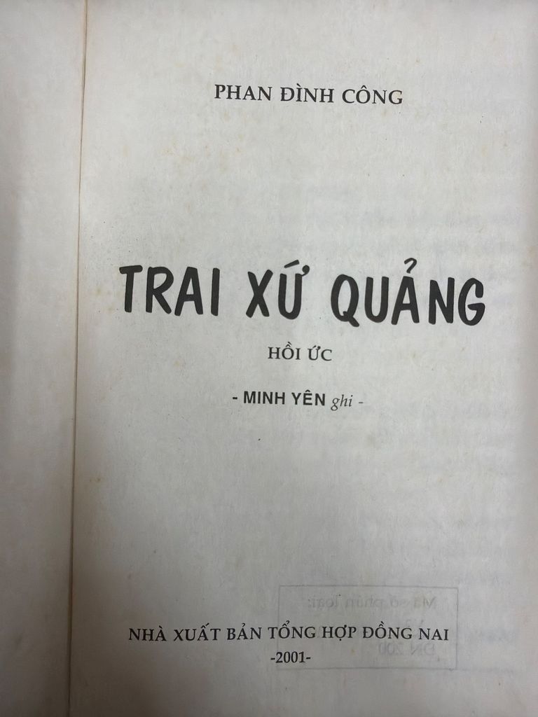  Trai Xứ Quảng - Phan Đình Công 