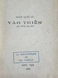  Vào Thiền - Doãn Quốc Sỹ 