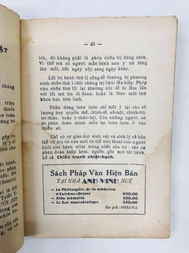  Thời Đại Nguyên Tử và Triết Lý Cực Đông - Osawa (Song Anh Dịch) 