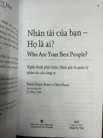  Nhân Tài Của Bạn - Họ Là Ai? - Robin Stuart Kotze Và Chris Dunn 