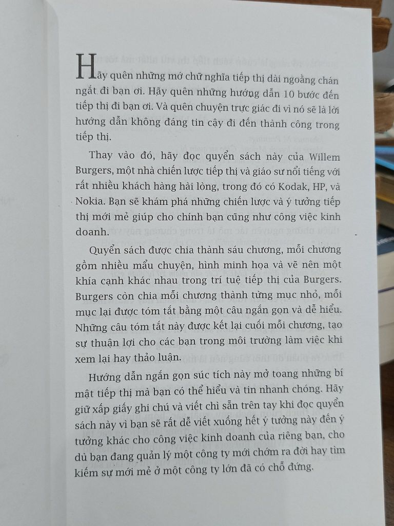  Những Điều Bạn Chưa Biết Về Tiếp Thị - Willem Burgers (Lê Tuyên Dịch) 