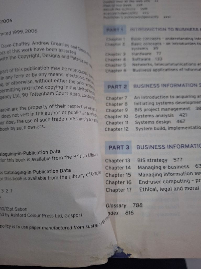  Business Information Systems 3Rd Edition - Paul Bocij, Dave Chaffey, Andrew Greasley & Simon Hickie 