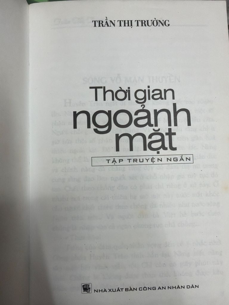  Thời Gian Ngoảnh Mặt - Trần Thị Trường 