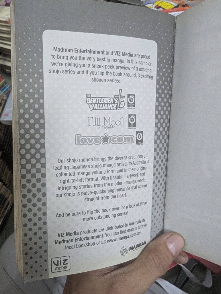  Madman Manga Sampler ( Naruto X Black Cat X Bleach Shonen Jump ) 