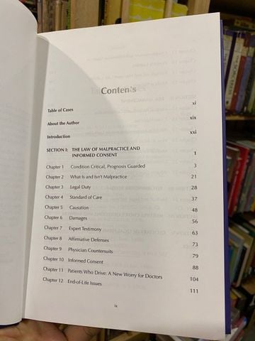  Medical Malpractice: Understanding the Law, Managing the Risk - S. Y. Tan 