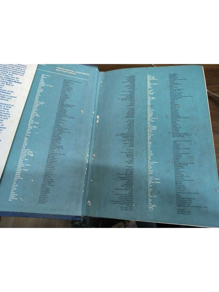  Collins Robert French Dictionary: French - English English - French 