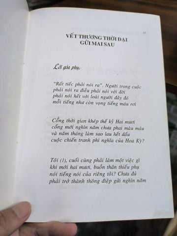  Vết Thương Thời Đại Gửi Mai Sau - Hạnh Thu Nhân 