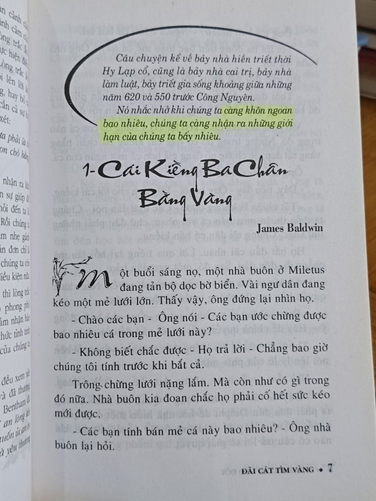  Đãi Cát Tìm Vàng - Bùi Nhật Khánh (Biên Dịch) 