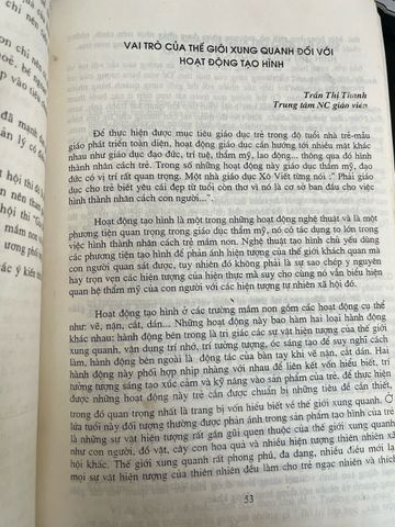  Tạo hình với trẻ mầm non 