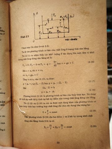  Cơ Học Chất Lỏng Kỹ Thuật (Tập 1) - Trần Chấn Chỉnh, Lê Thị Minh Nghĩa 