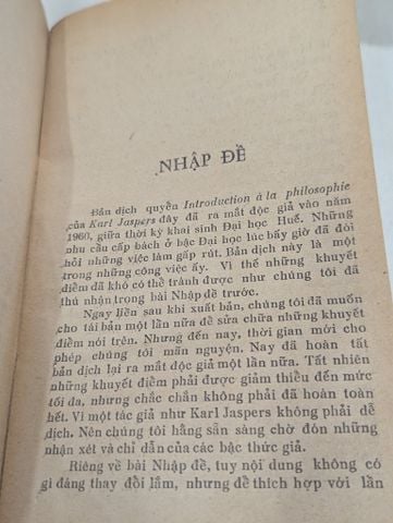  Triết Học Nhập Môn - Karl Jaspers 