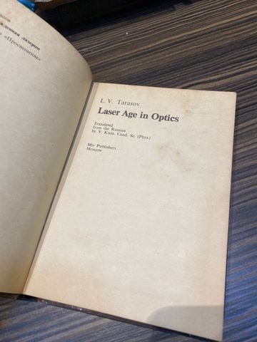  Laser Age in Optics - L. V. Tarasov 