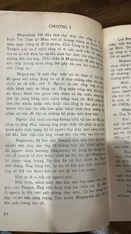 Tổng thống Magsaysay - Lê Bá Kông dịch, Ziên Hồng 1957, tiểu sử chính trị Philippines