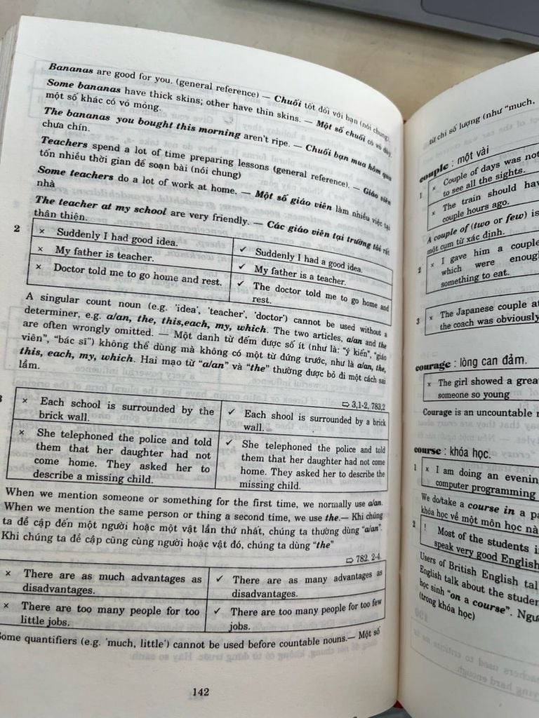  Từ Điển Các Lỗi Thường Gặp trong Văn Phạm Tiếng Anh 