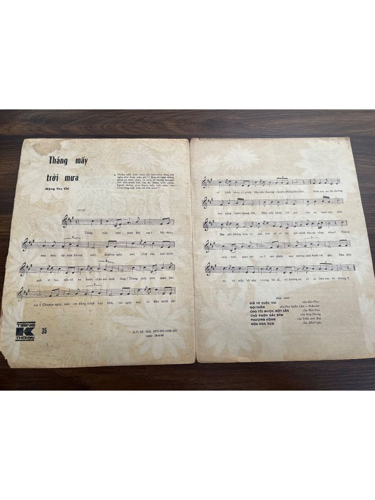  Tháng Mây Trời Mưa - Mộng Thu Chi 