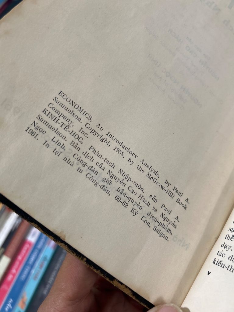  Kinh Tế Học - Paul. A. Samuelson (Bản Trước 1975) 