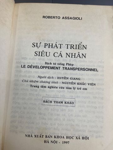  Sự Phát Triển Siêu Cá Nhân - Roberto Assagioli 