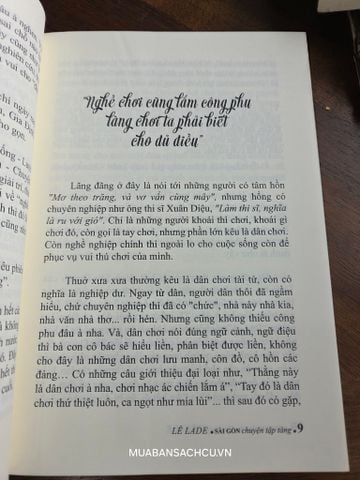  SÀI GÒN CHUYỆN TẬP TÀNG - LÊ LADE 