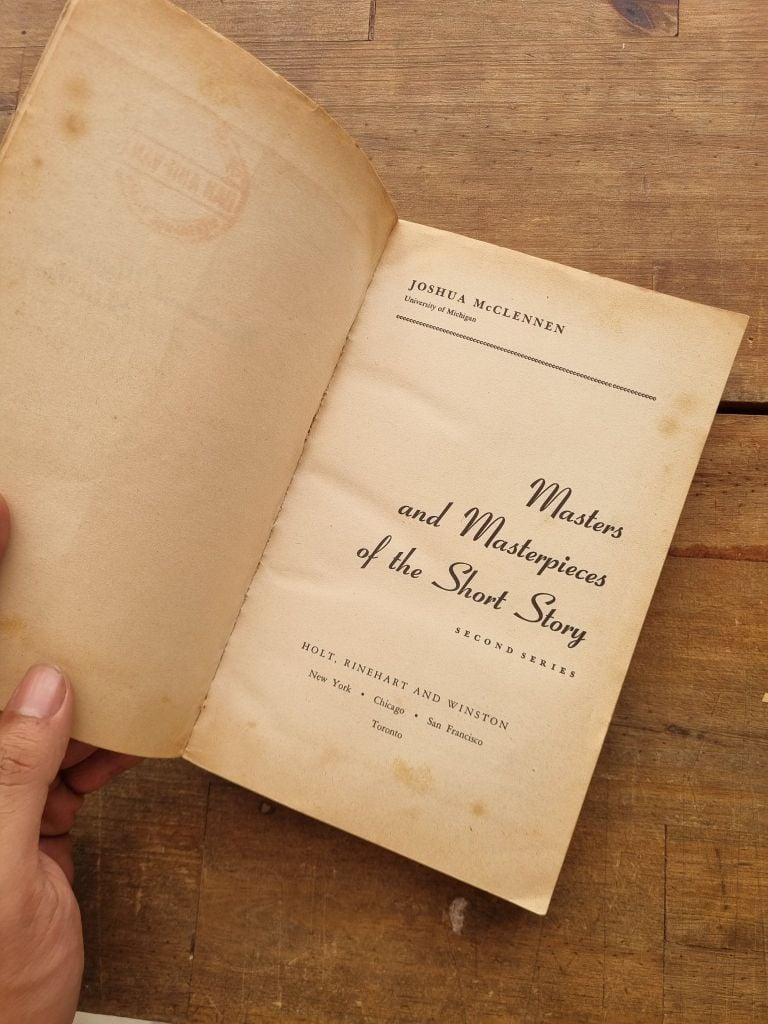  Masters and Masterpieces of the Short Story (Second Series) 