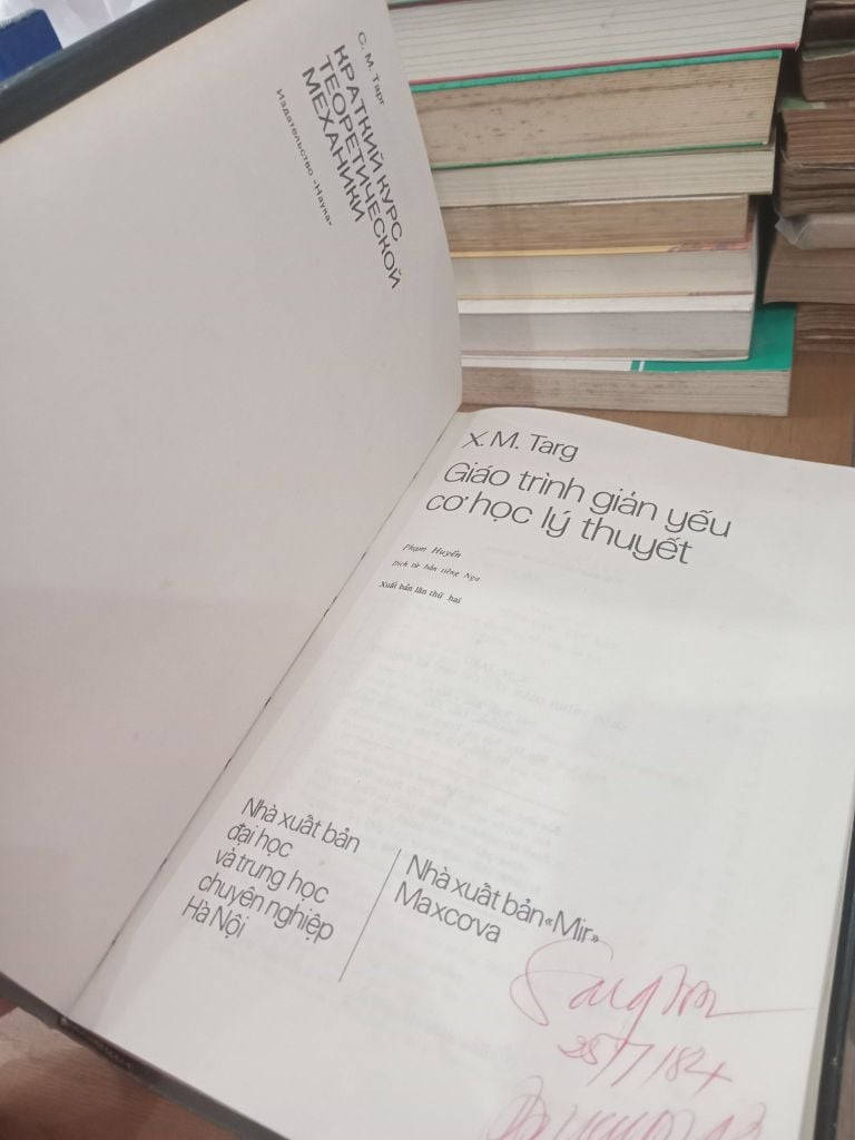  Giáo Trình Giản Yếu Cơ Học Lý Thuyết - X.M. Tang 