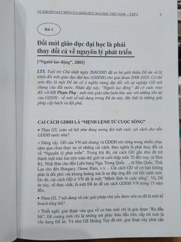  Về khuôn mặt mới của Giáo dục đại học Việt Nam (Tập 2) - GS. Phạm Phụ 