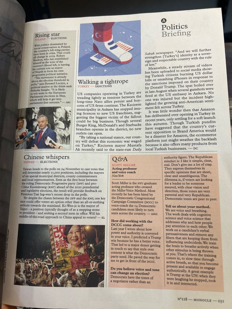  Monocle - November 2018 | Issue 118 | Design Special 