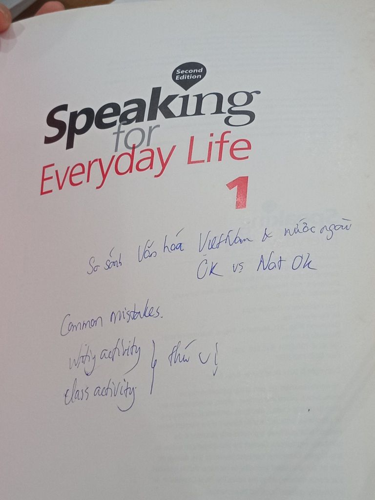  Speaking for Everday Life 