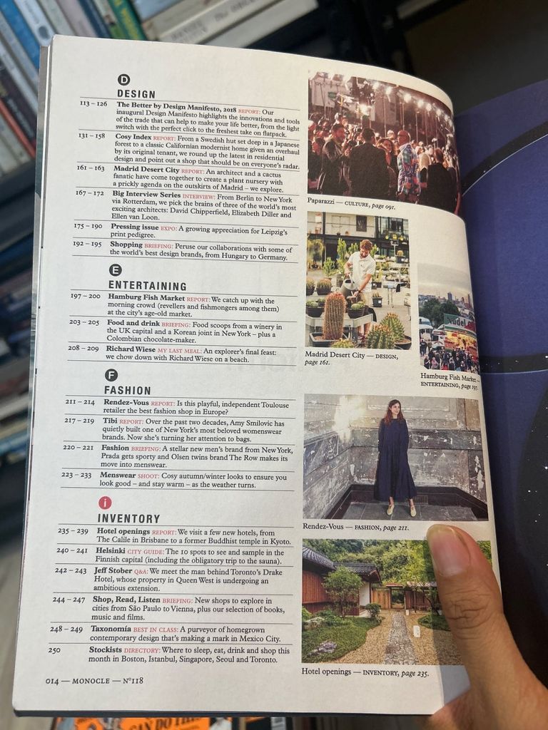  Monocle - November 2018 | Issue 118 | Design Special 