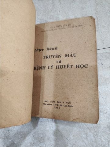  Thực Hành Truyền Máu và Bệnh Lý Huyết Học - Bác Sĩ Trần Văn Bé 