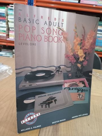  Alfred's basic adult pop song piano book, level one 