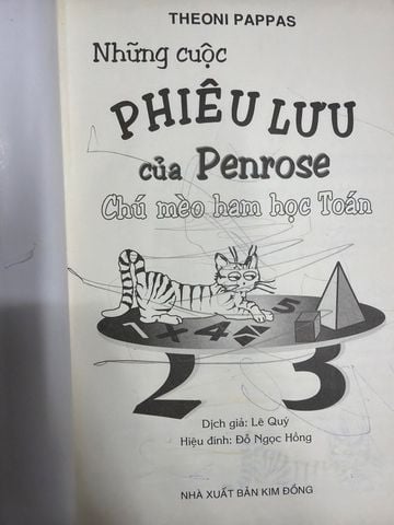  Những Cuộc Phiêu Lưu Của Penrose Chú Mèo Ham Học Toán - Theoni Pappas 