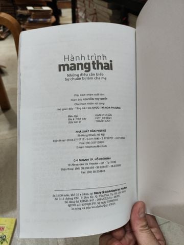  Hành Trình Mang Thai - Những Điều Cần Biết - Sự Chuẩn Bị Làm Cha Mẹ - Trương Thị Thiên Ái 