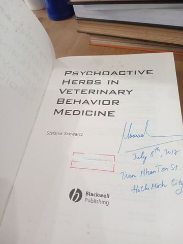  Psychoactive Herbs In Veterinary Behavior Medicine - Stefanie Schwartz 