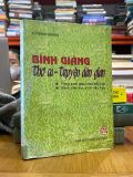 Bình Giảng: Thơ Ca - Truyện Dân Gian - Vũ Ngọc Khánh 